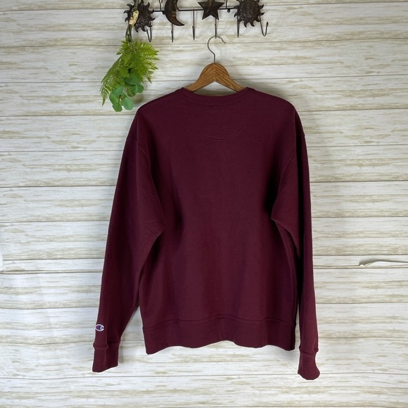 Champion Maroon Small Logo Crewneck - Picture 4 of 4